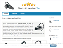 Tablet Screenshot of bluetoothheadsettest.org